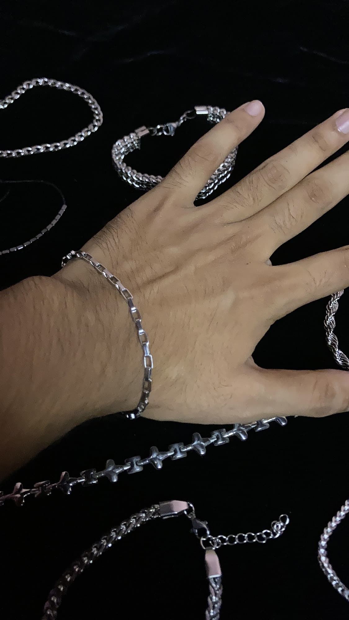 Square Box Chain Bracelet